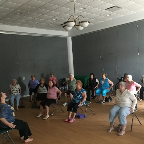 Chair Yoga!