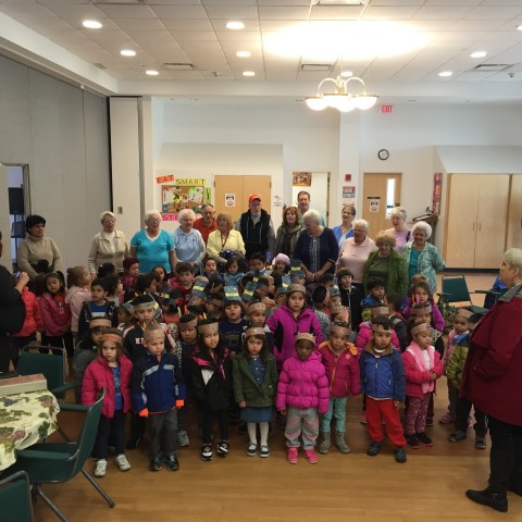 St. Peter's Pre-K Students sharing Thanksgiving songs