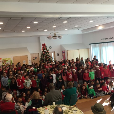 St. Peter's School K-8 Singing We Wish you a Merry Christmas