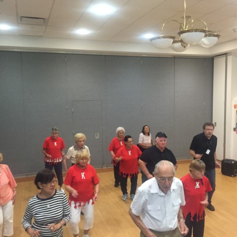 Line Dance Practice Class!