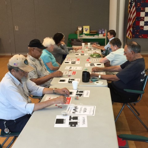 The Guys playing Bingo