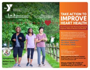 Take Action to Improve Heart Health: Virtual Blood Pressure Self-Monitoring Program - Information Session @ Virtual Over Zoom Regional YMCA