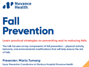 Fall Prevention - Virtual Program @ Virtual Over MS Teams Elmwood Hall - Danbury Senior Center