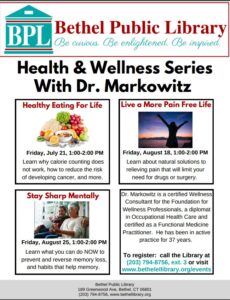 Health and Wellness Series - Bethel Library @ Bethel Public Library | Bethel | Connecticut | United States