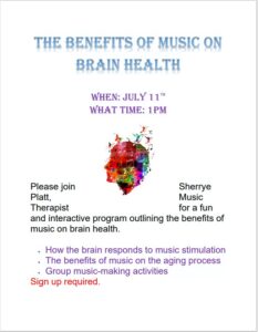 Benefits of Music on Brain Health @ Danbury Senior Center | Danbury | Connecticut | United States