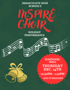 Immaculate High School’s Inspire Choir Holiday Performance | Danbury ...