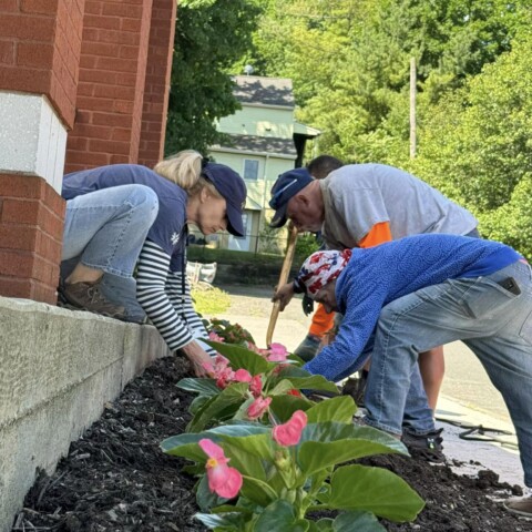 Our garden club planting our 2024 flowers