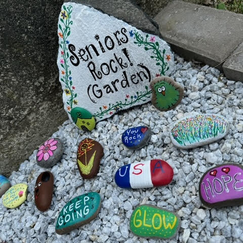 Rock garden created by our members